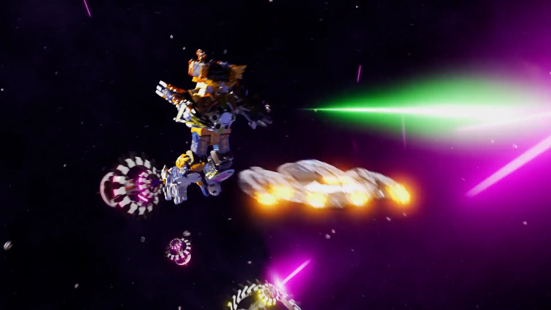 Megazord Ninja Lumière