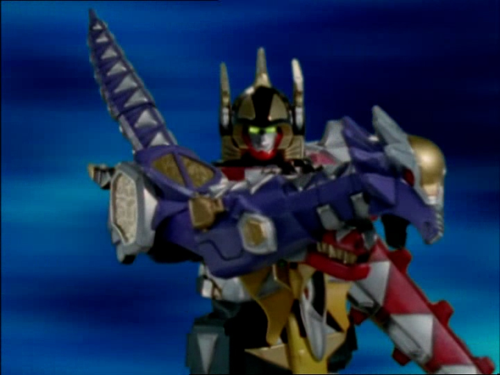 Megazord Dino Tonnerre Mode Céphalo