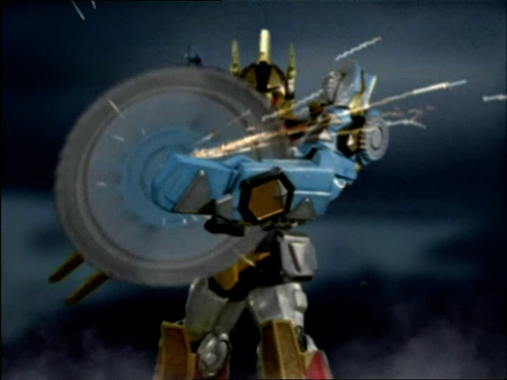 Megazord Dino Tonnerre Mode Dimétro