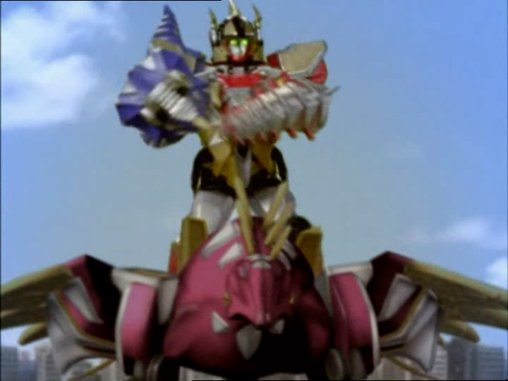 Megazord Dino Tonnerre Mode Stégo
