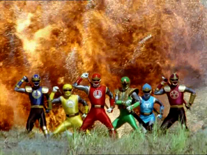 Rangers Cyclone, Tonnerre et Samouraï Vert