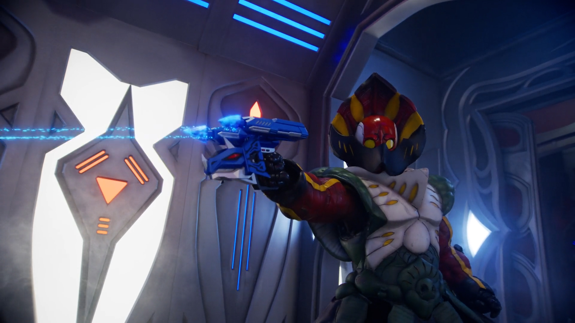 Garde de sécurité avec Blaster Tricéra