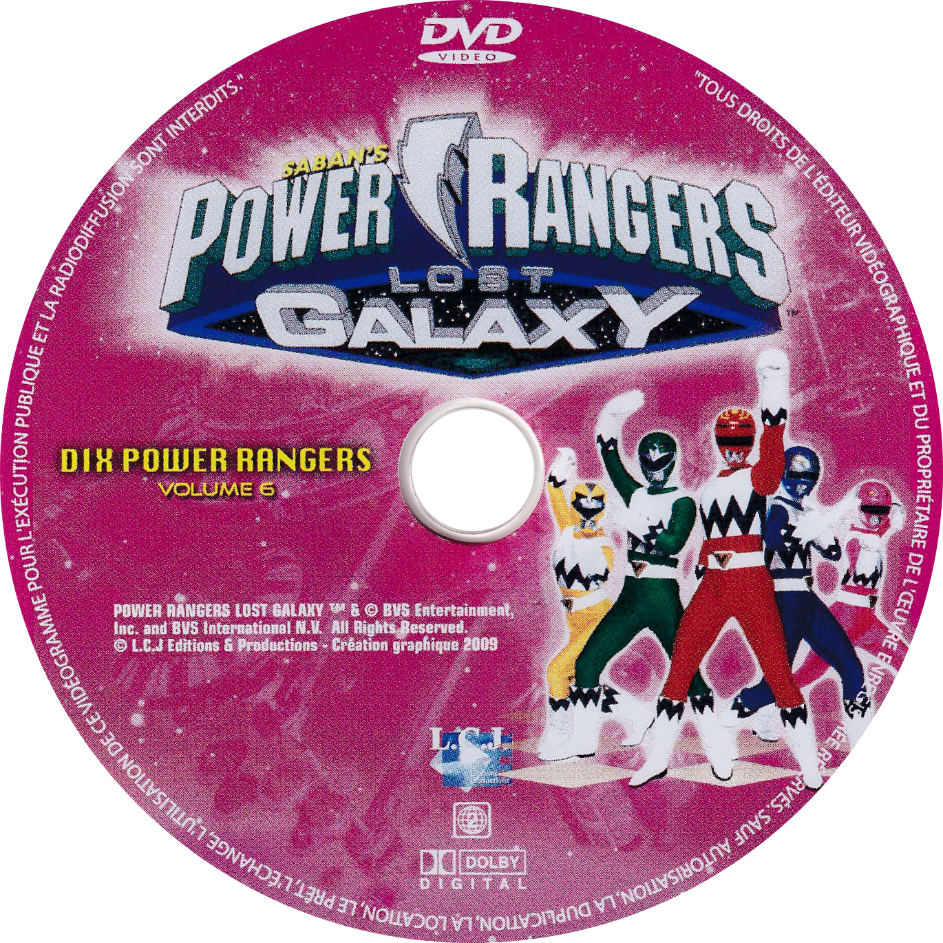 Volume 6 Dix Power Rangers