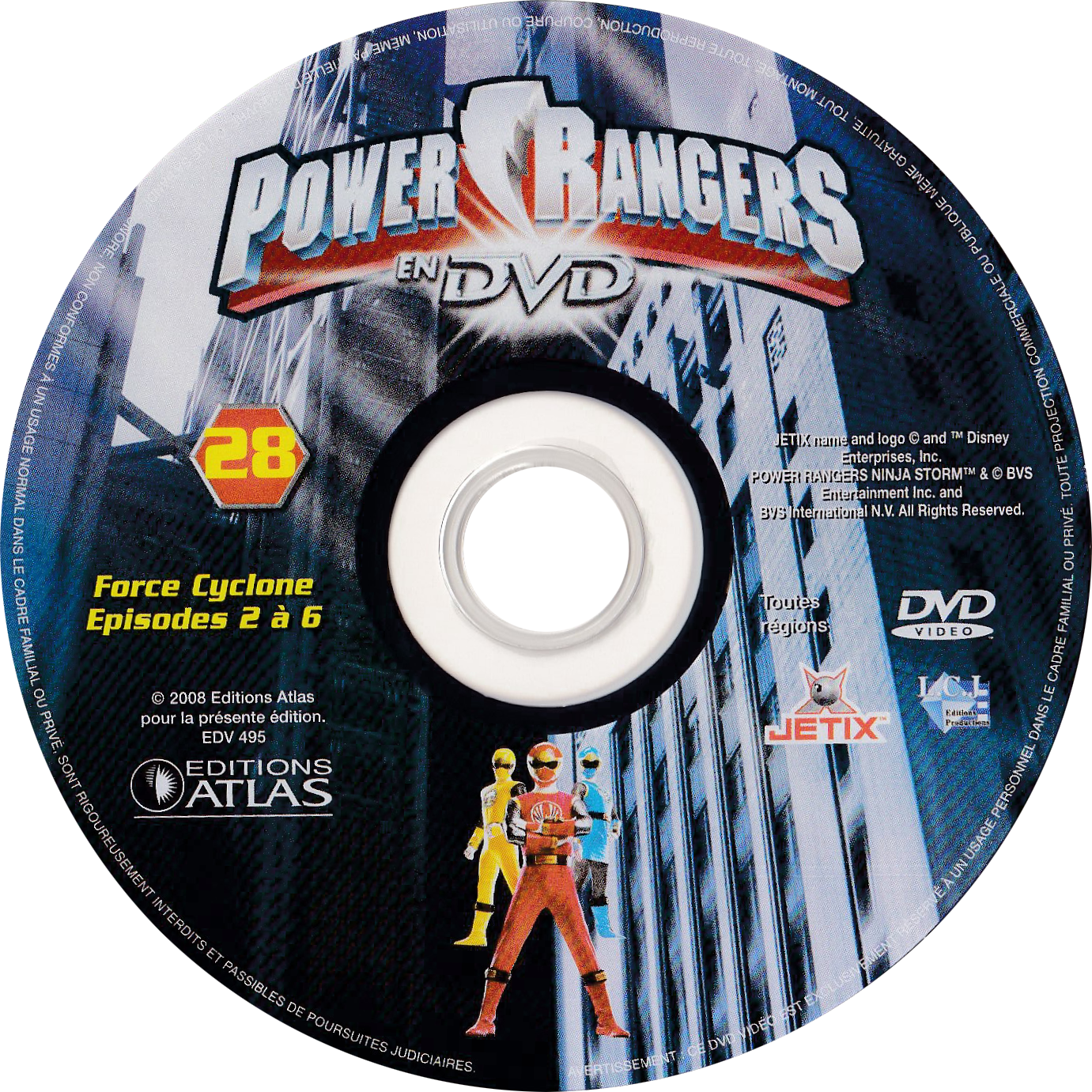 Power Rangers en DVD n°28