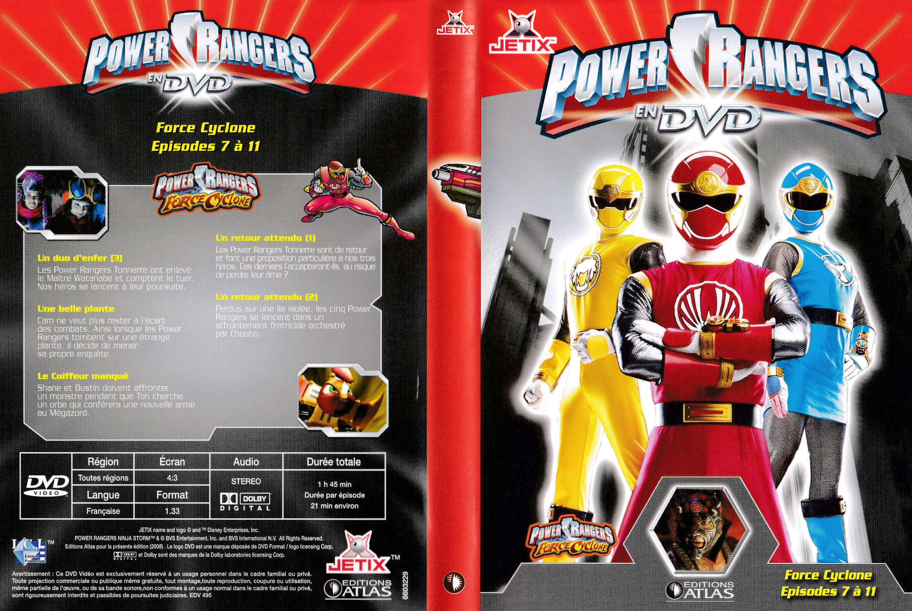 Power Rangers en DVD n°29