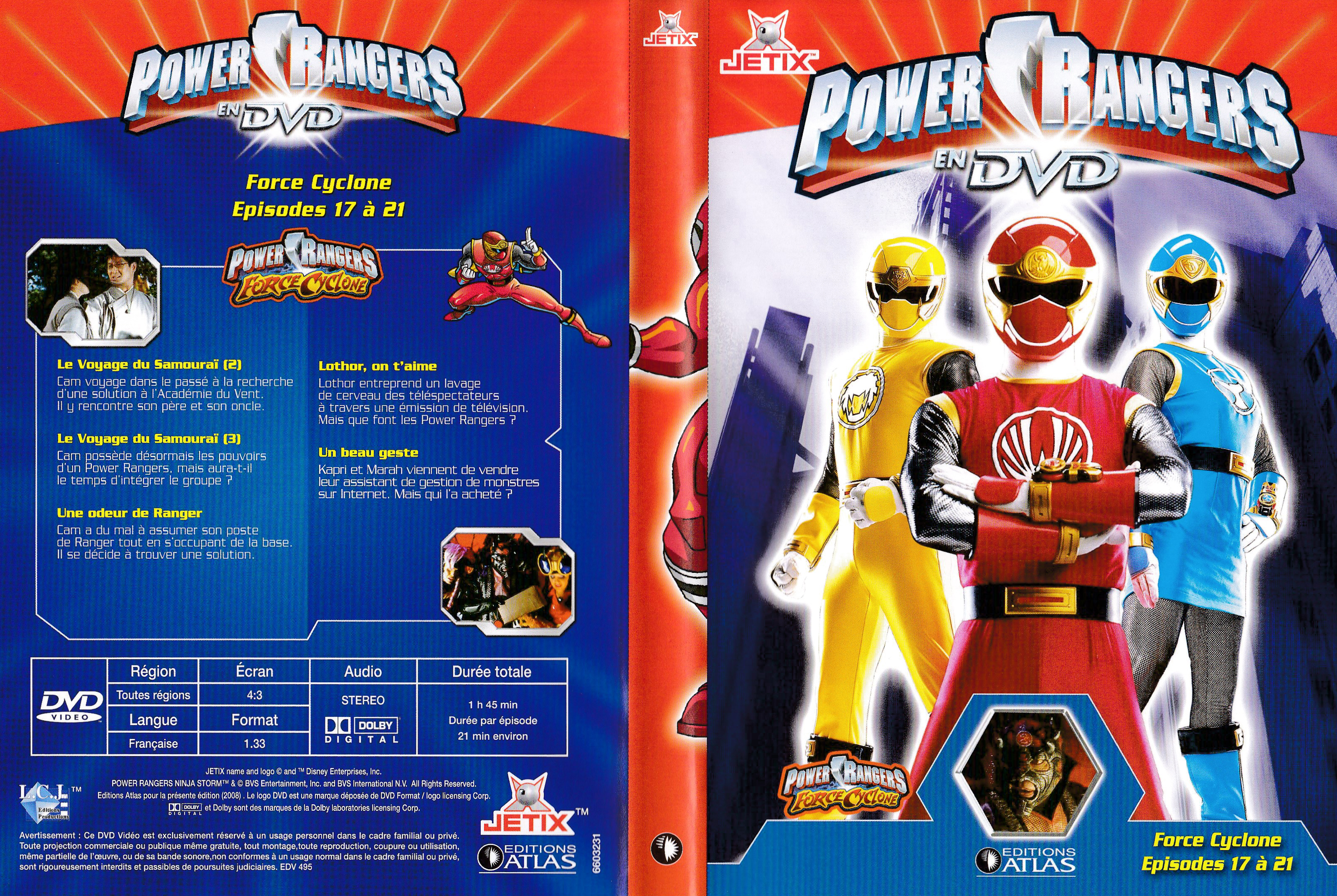 Power Rangers en DVD n°31