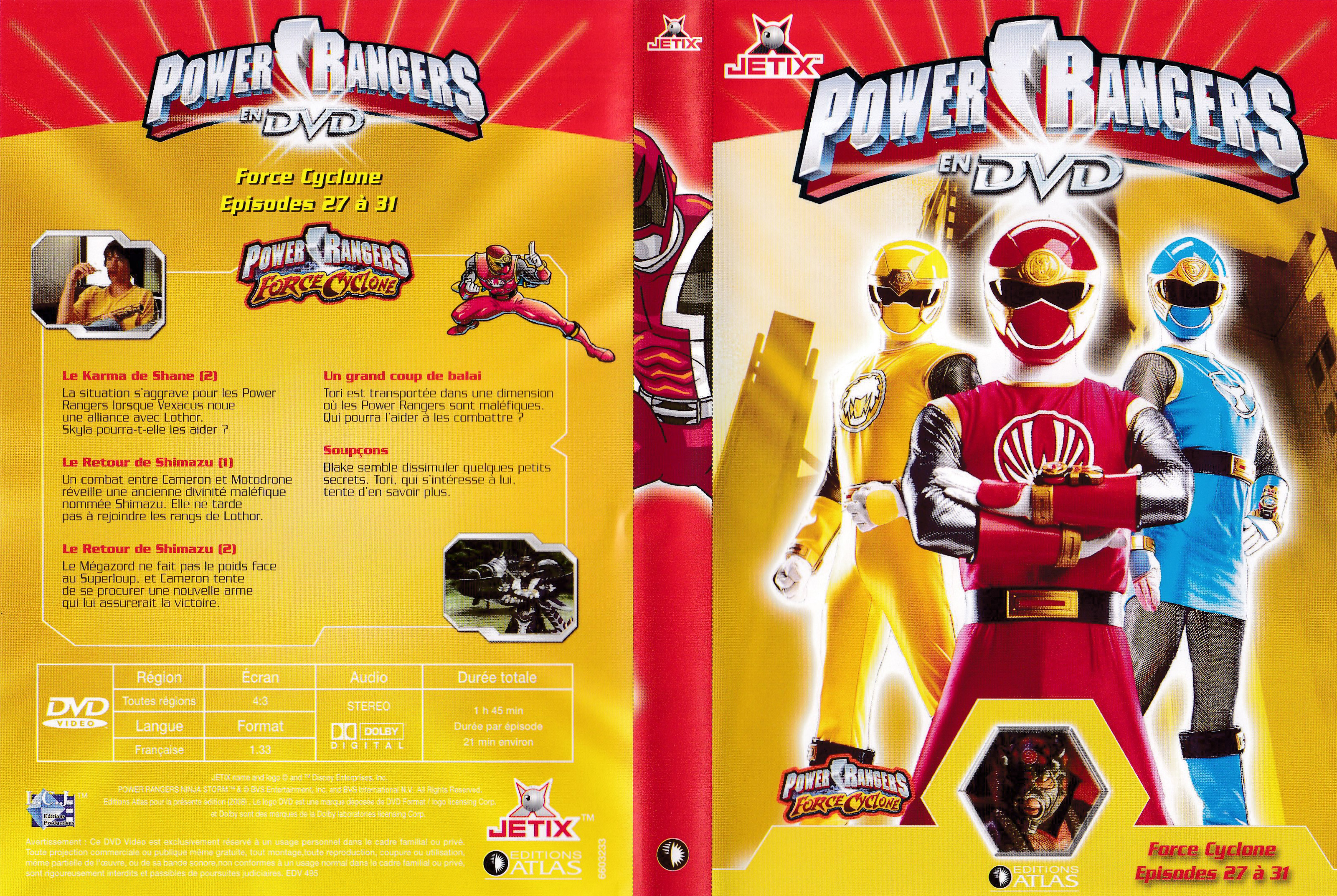 Power Rangers en DVD n°33
