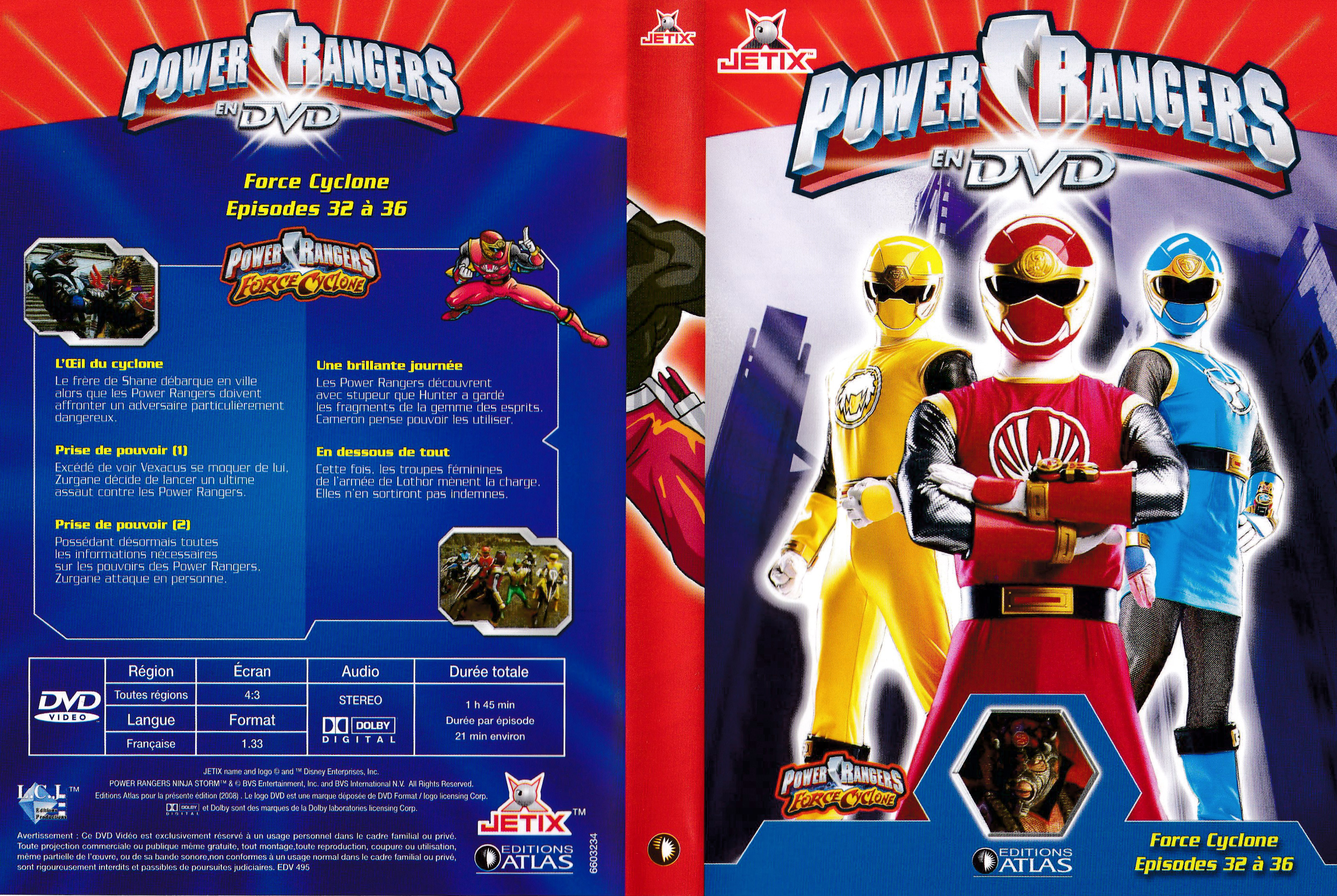 Power Rangers en DVD n°34
