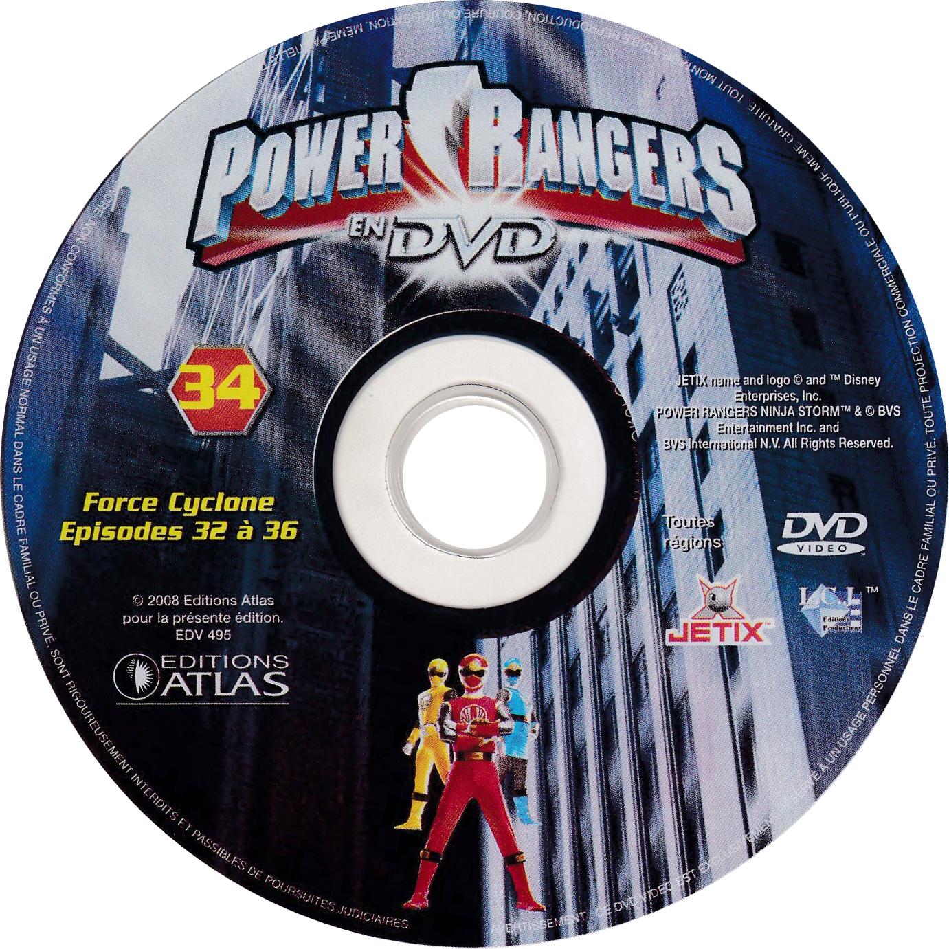 Power Rangers en DVD n°34