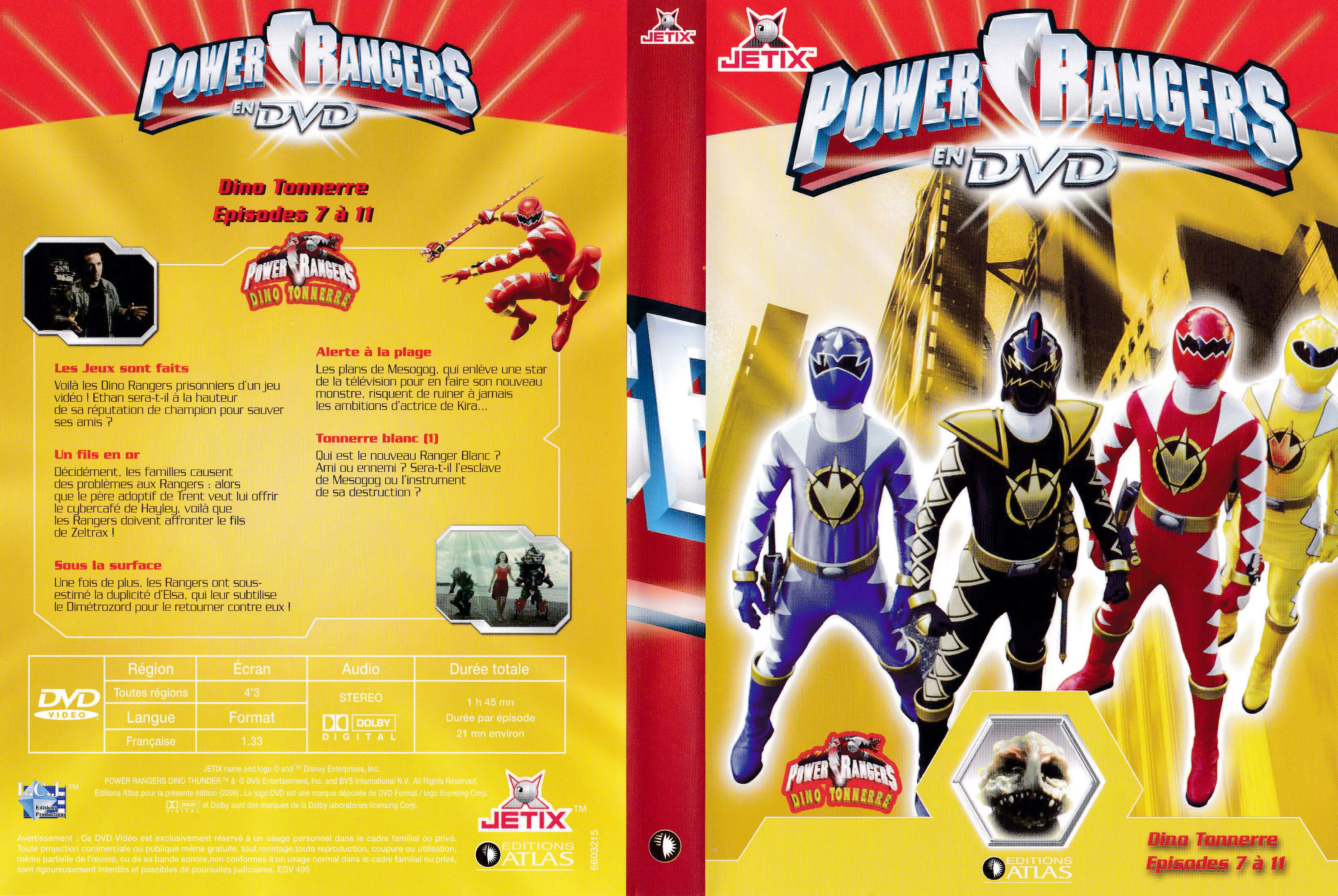 Power Rangers en DVD n°15