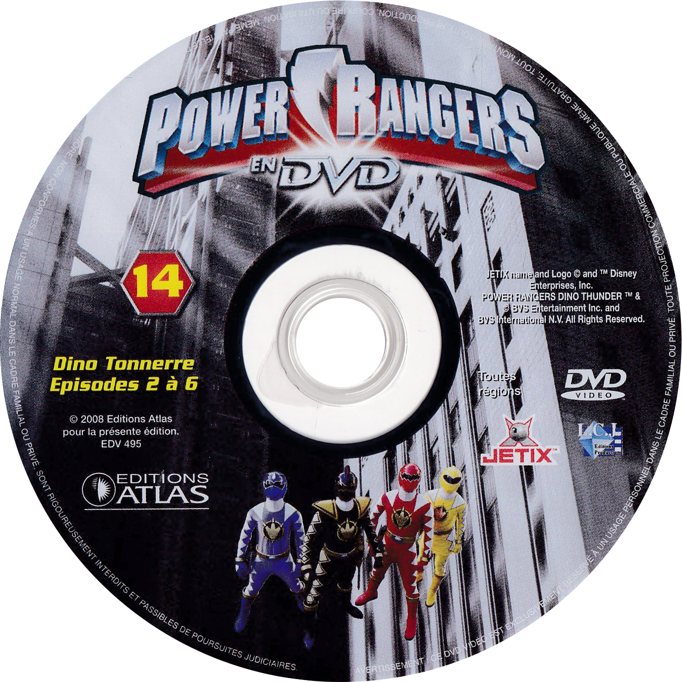 Power Rangers en DVD n°15