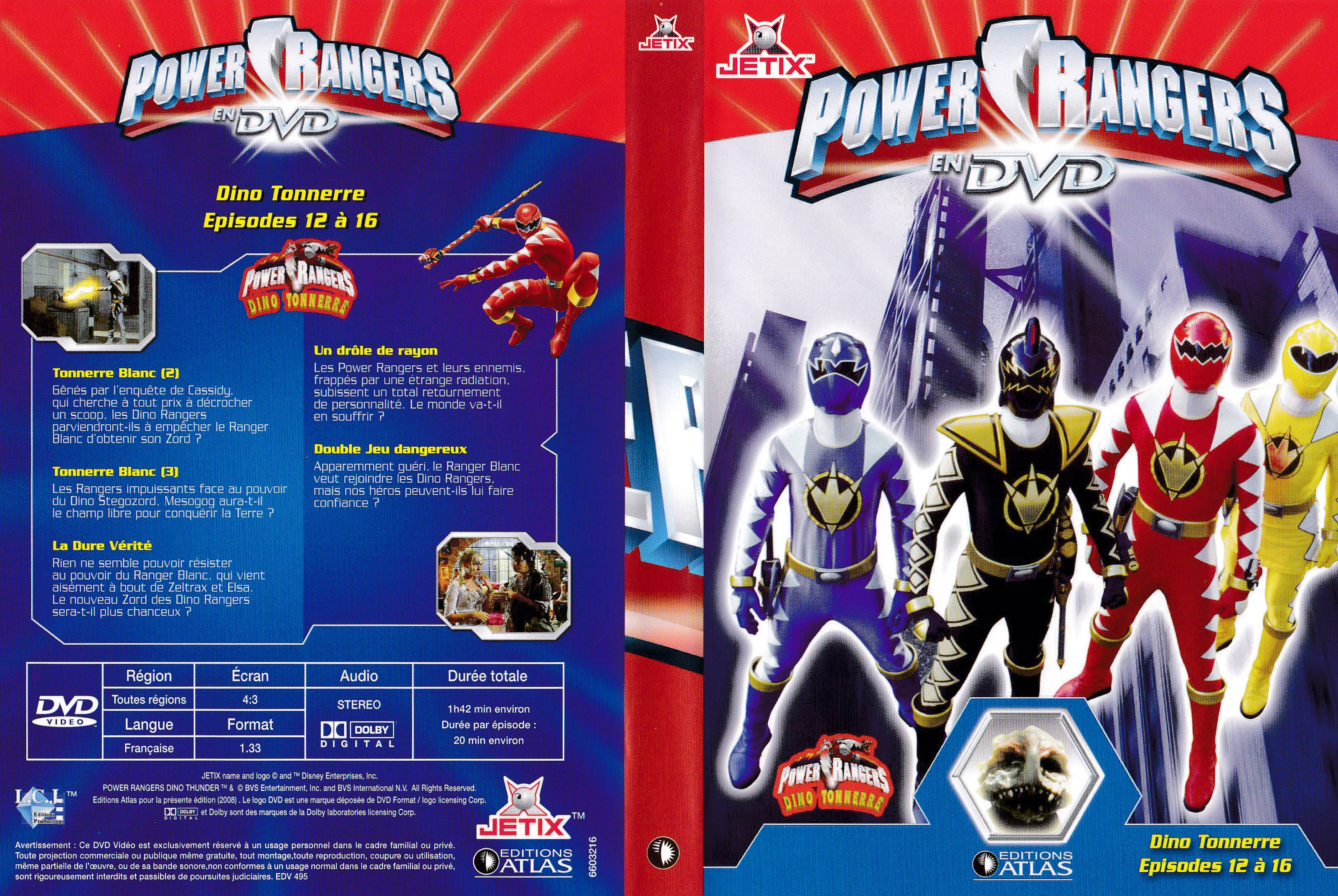Power Rangers en DVD n°16