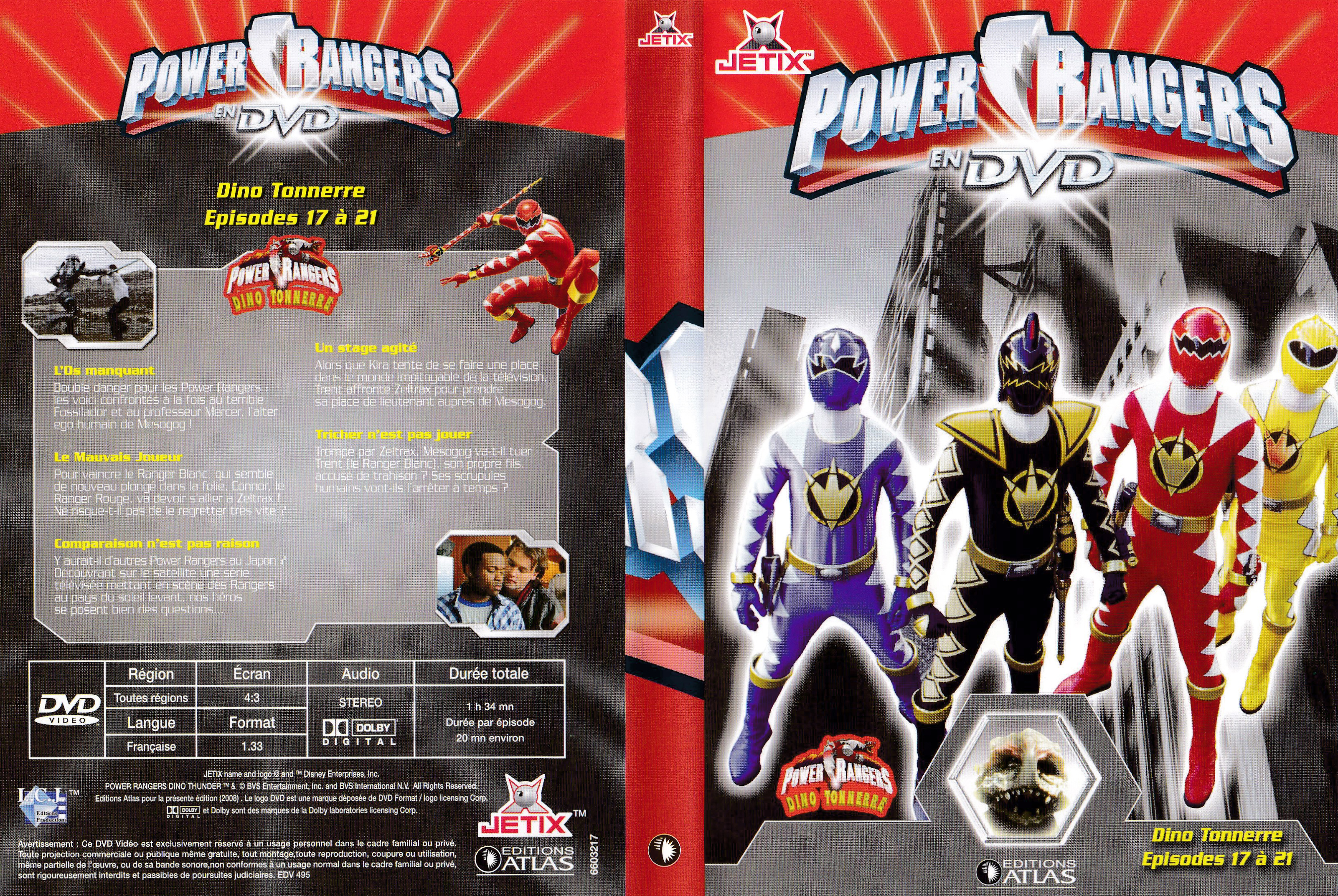 Power Rangers en DVD n°17