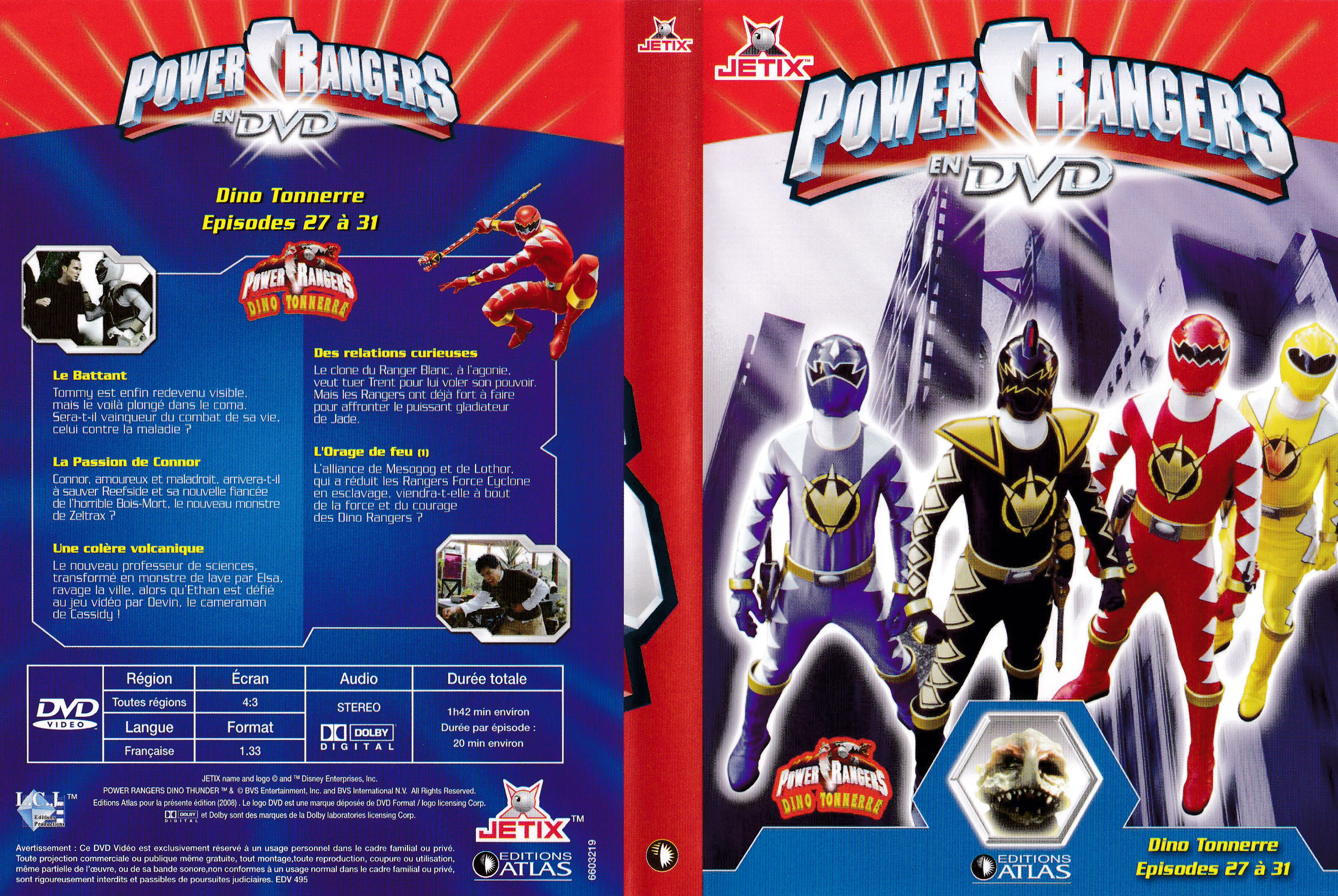 Power Rangers en DVD n°19