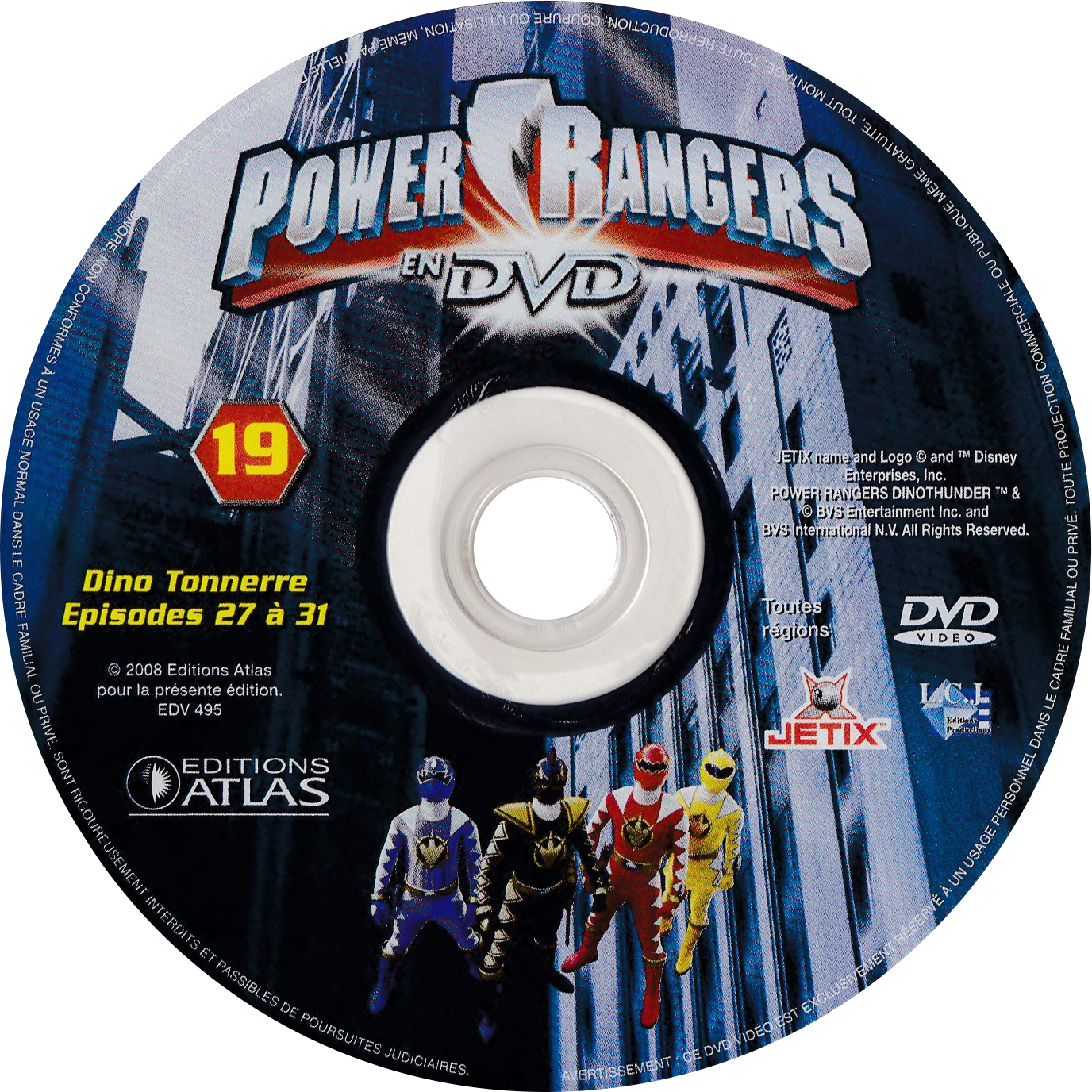 Power Rangers en DVD n°20